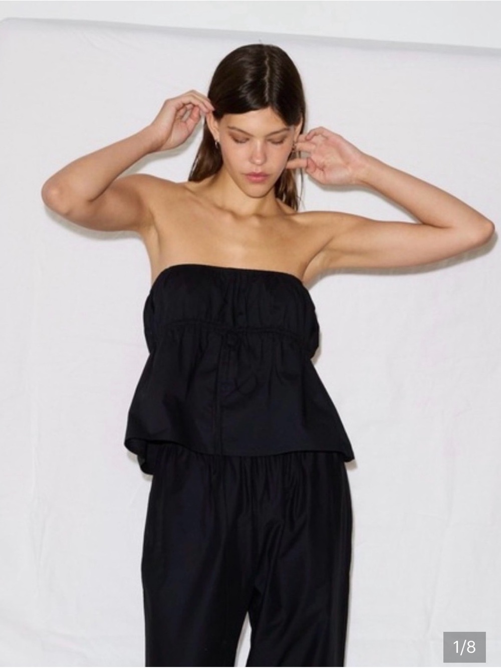 DEIJI Studio Strapless Top